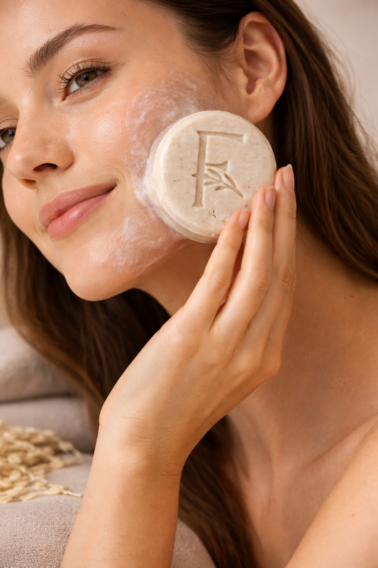 Jabón facial control de acné Avena